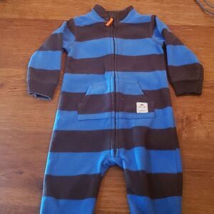 Carters Fleece Zip Up Onesie